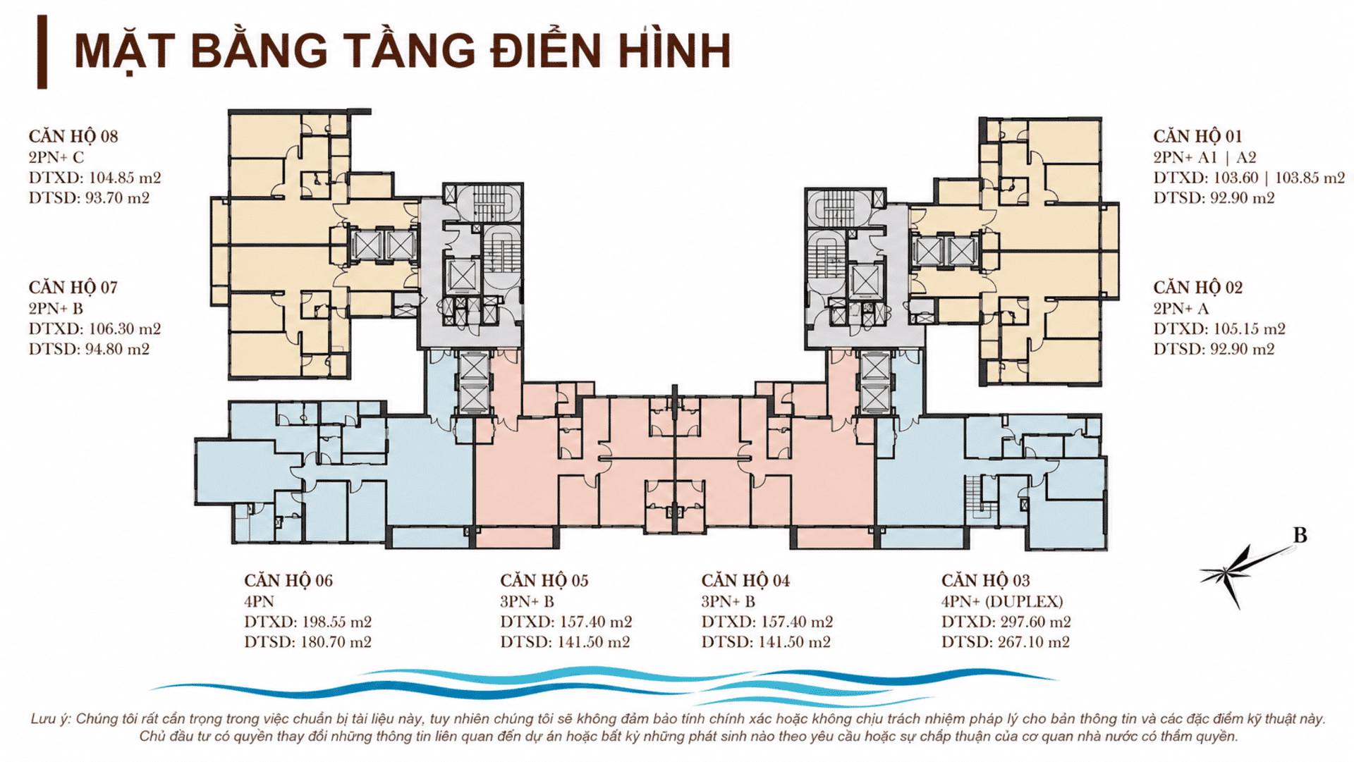 Bản vẽ mặt bằng tầng điển hình Maison Privée